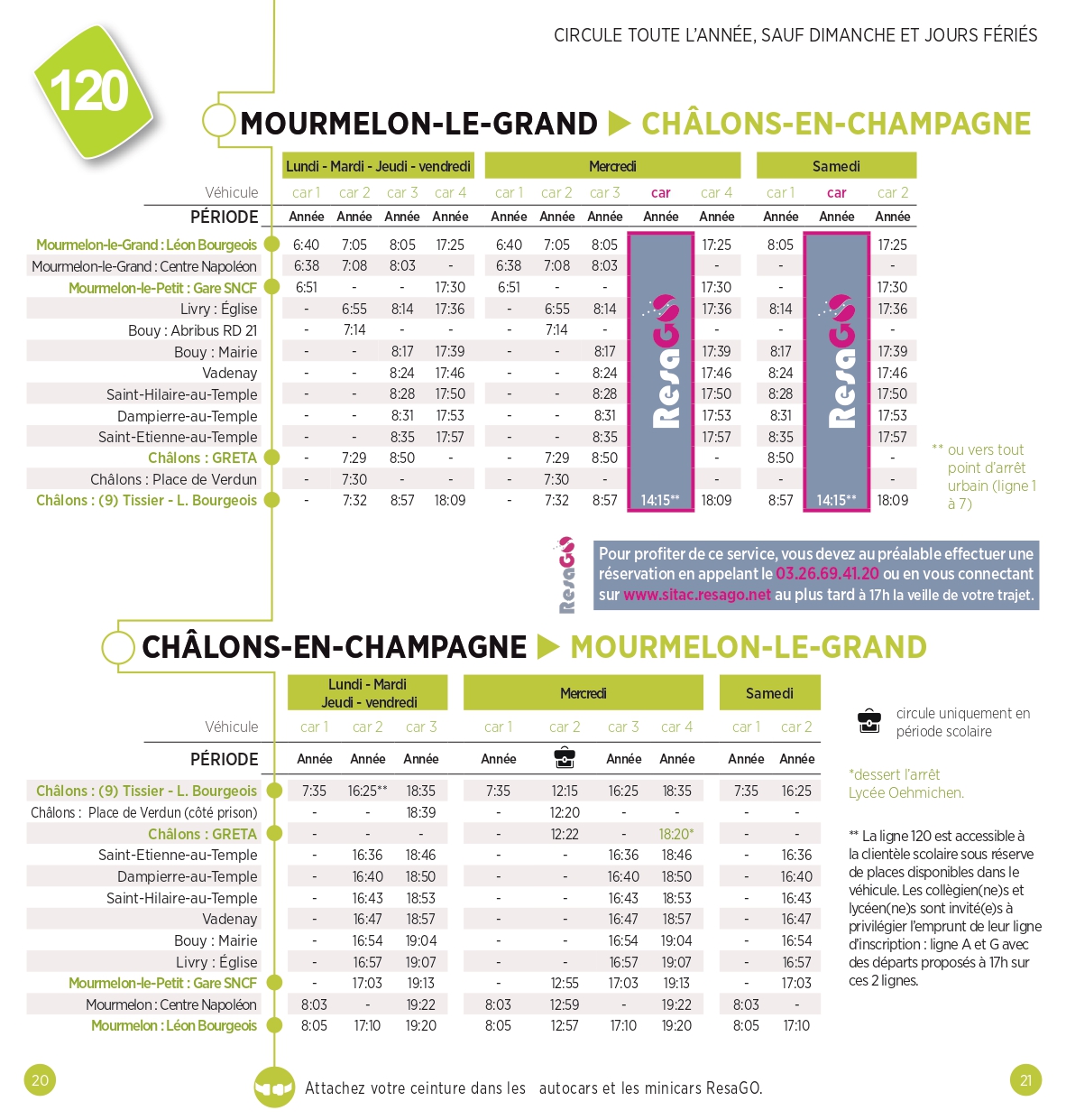 SITAC Guide périurbain 2023-2024 - Ligne 120