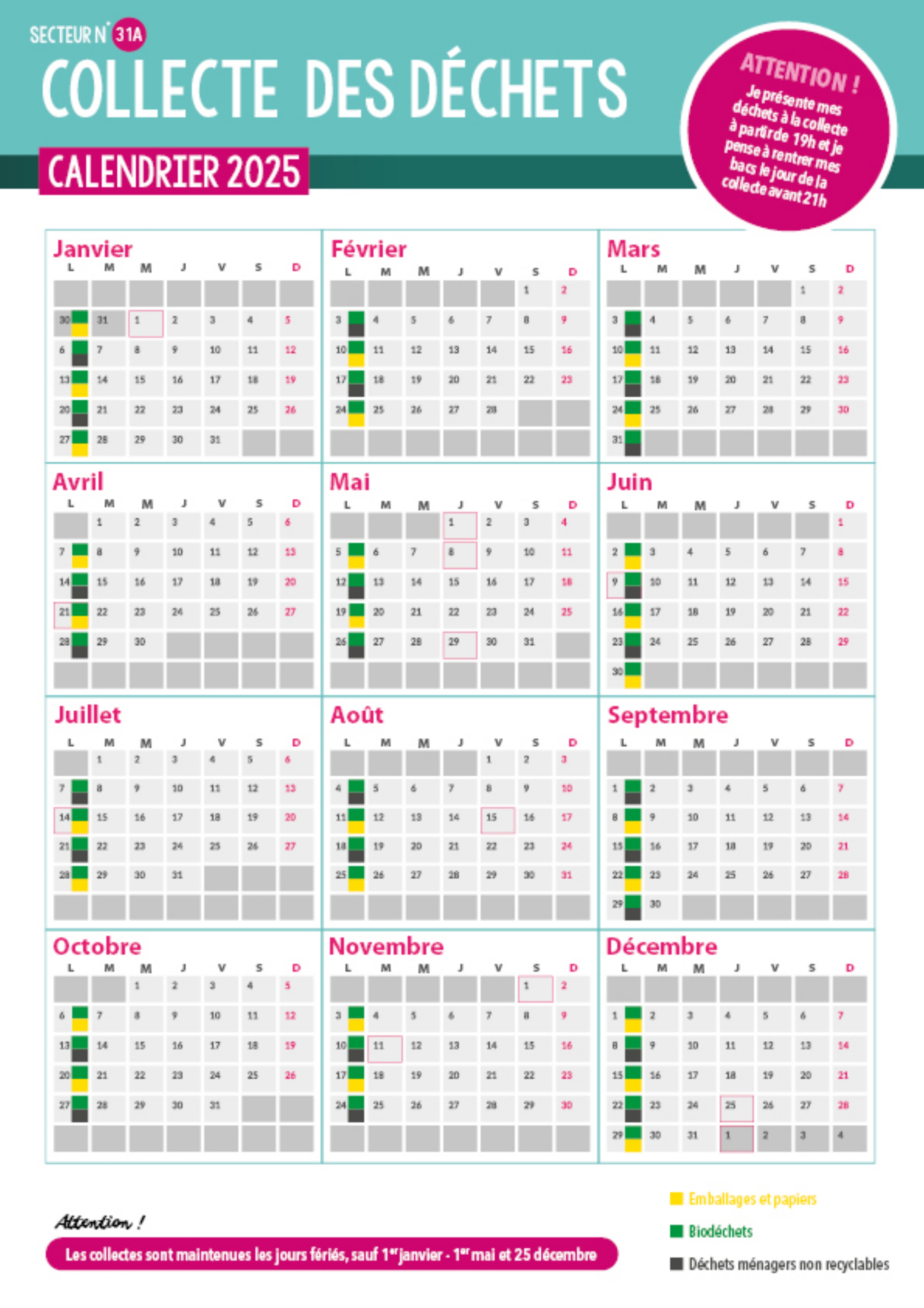 31a Calendrier 2025 Mourmelon le Grand Hors centre