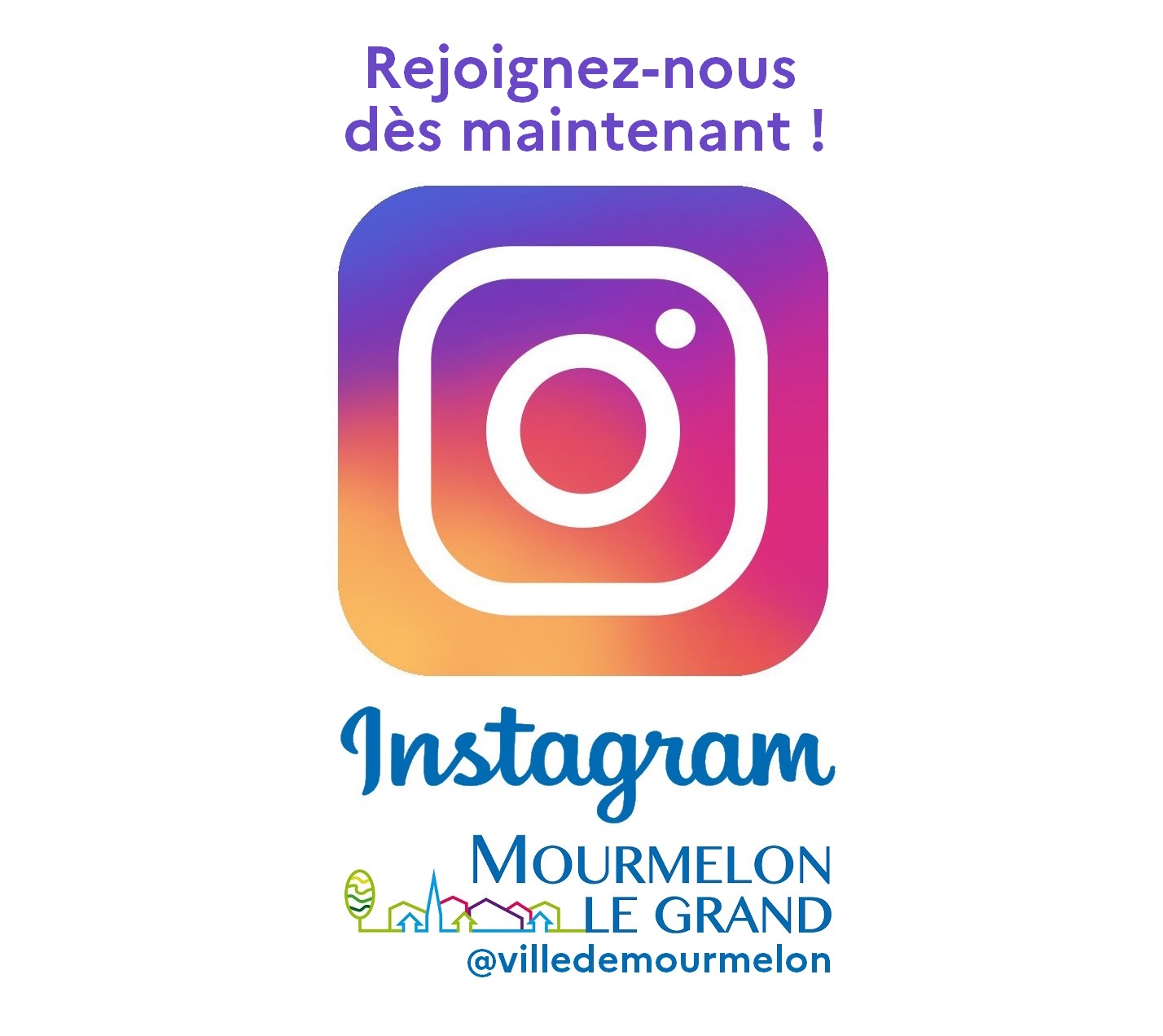 Instagram logo rejoignez nous