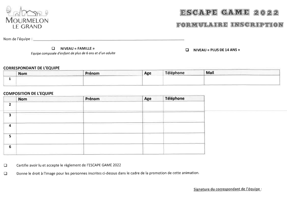 Mourmelon escape game 23042022 formulaire inscription