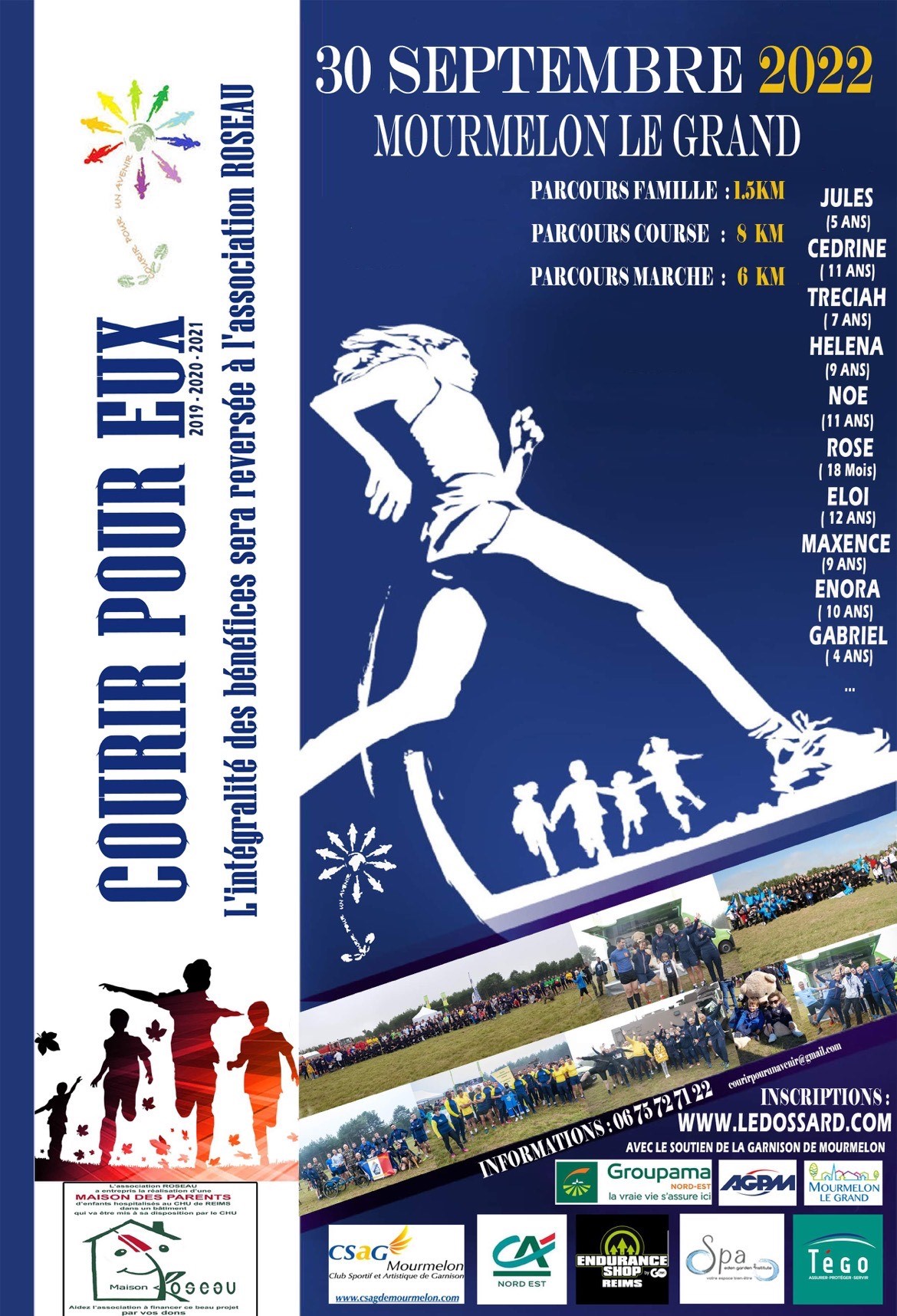 Flyer et affiche pour évènement sportif - Dossard And Co