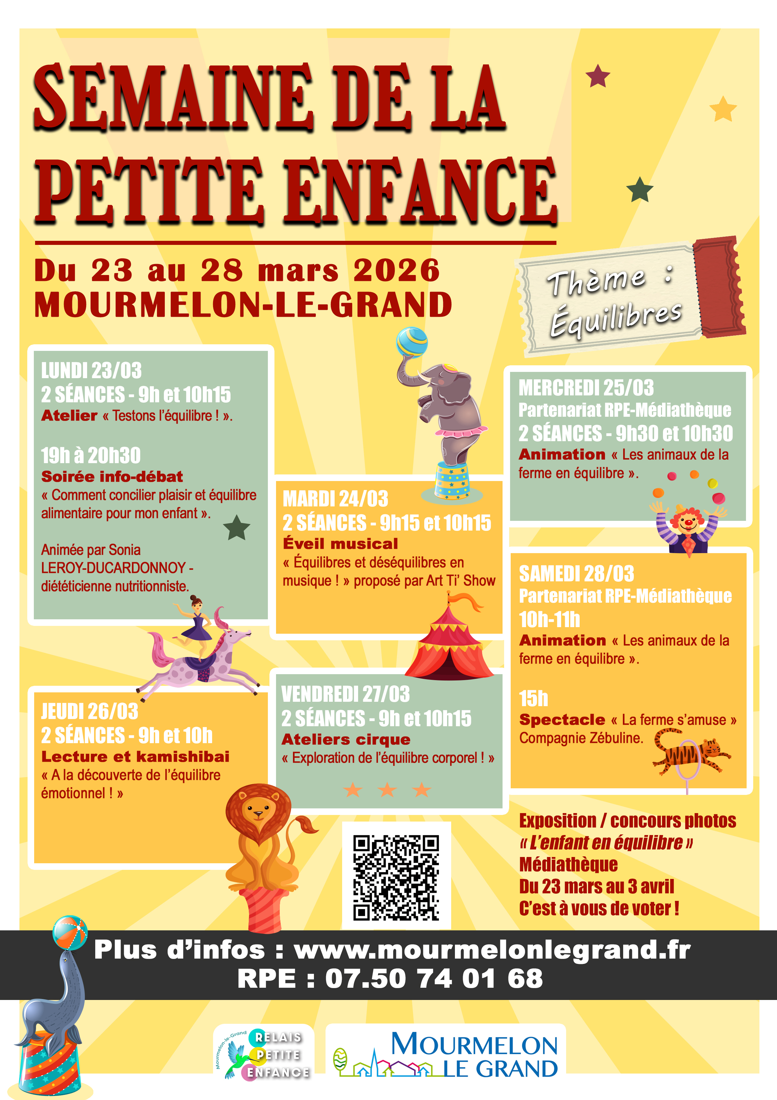 Mourmelon 2026 03 23au28 semaine petite enfance